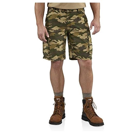 Carhartt 100279.294.S530 robust last kort, robust kaki camo, W30