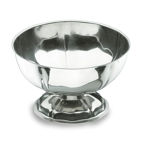 Lacor - 67002 - Copa Baja para Helado Profesional, 150 ml, Acero Inoxidable 18/10, Reutilizable, Apta para Lavavajillas, Ideal para Helados y Postres