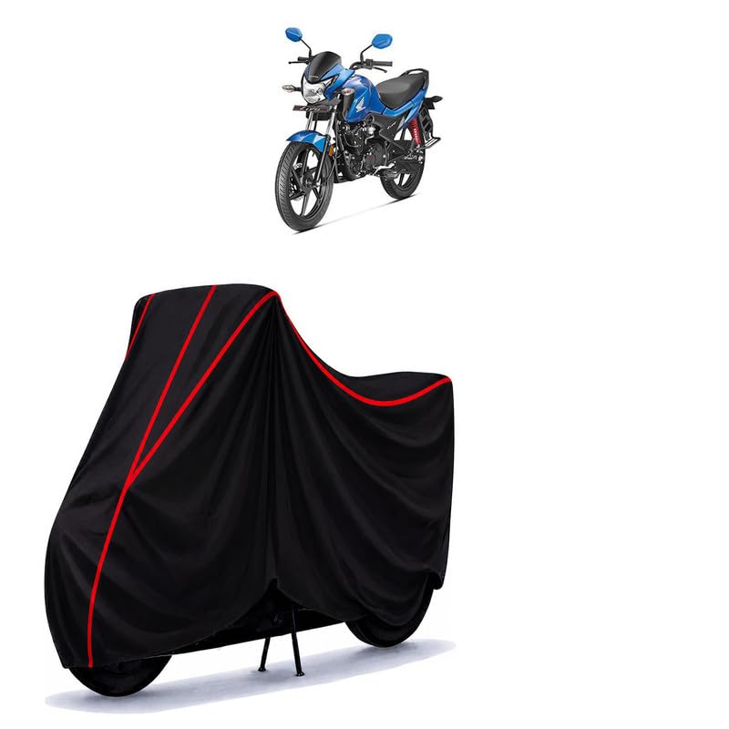 Image of Livo 110 Water Resistant Bike Cover for All Motorcycles & Scooters | Heavy Duty Premium Taffeta Fabric | UV Protection, Dustproof, Scratchproof | All Weather Two Wheeler Body Cover with Elastic Bottom