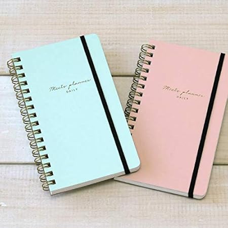 Amazon 目標を叶える手帳 ミーツプランナー デイリー システム手帳 夢手帳 ダイアリー スタディプランナー おしゃれ 大人 かわいい 可愛い シュガーブラッシュ 手帳 カレンダー 文房具 オフィス用品