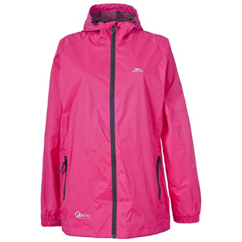 Trespass Qikpac Jacket Vestes coupe-pluie Rose FR : M (Taille Fabricant : M)