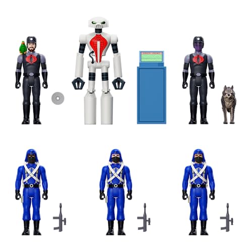 Super7 G.I. Joe Pyramid of Darkness Pack with Snake Eyes, Shipwreck, Snakelings, and Cobra Security