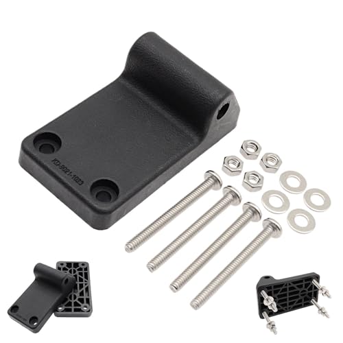 Mounting Bracket - 11.5x6.3x3.9cm Tilt Adjustable Marine Fixture, Kayak Pontoon Support System, Secure Locking Fishing Gear Hold