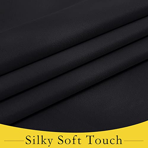 NICETOWN Black Out Door Curtains for Doorway, Thermal Insulated Halloween Window Covering Tricia Door Blinds for Patio Door/RV Camper/Motorhome, W26 x L80 Inches, 1 Panel by NICETOWN - Image 6