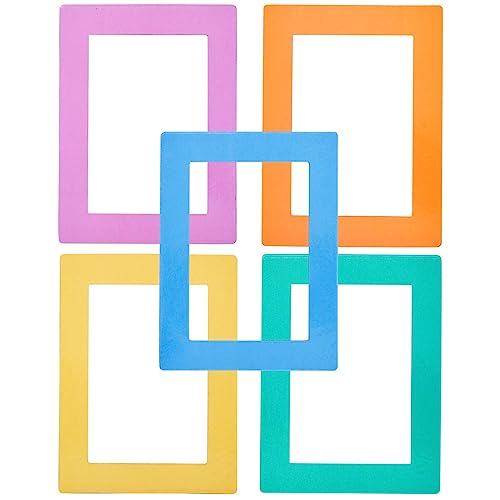 Juvale 15-Pack 4X6 Magnetic Picture Frames For Refrigerator, Locker, Office, Kitchen Cabinet, Classroom, Arts And Crafts Projects, Holds 4X6 Photos (5 Colorful Borders) #TOP7