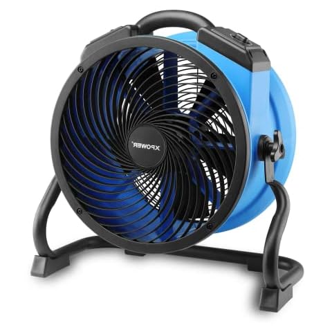 XPOWER FC-300 Axial Fan Carpet Floor Dryer Blower High Velocity Cold Utility Air Circulator 14“ Cover