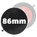 iSaddle 3M Adhesive Mounting Disk Console Disc/Suction Cup Base For Car Dashboards Garmin TomTom GPS Smartphone Dashboard Disc (360-Degree Rotating,Diameter About 86mm)