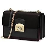 Goinsound Women's Designer Handbags Leather Flap Crossbody Purse luxury Convertible Chain Shoulder Bag