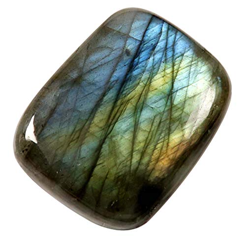 Cabochon en labradorite octogonale pour pendentif en pierre naturelle 85,3 carats