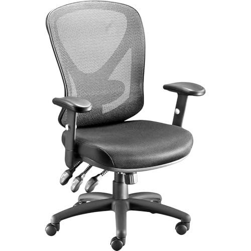 Image of Staples Ergonomic Mesh Task Chair, Lumbar Support, Black, 2-Pack | Breathable mesh back chairs for shared workspaces or multi-desk offices.