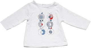 تي شيرت اوكادي او بي جيرل Bbd-F-كافالير 17H 3 اشهر ابيض