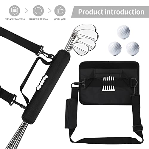 Number-One 2 Pack Golf Club Bag, Mini Golf Club Travel Bag With Accessories Pouch, Lightweight Driving Range Carrier Course Training Bag, Portable Carry Golf Bags For Women And Men #TOP3