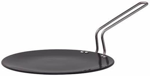 Hawkins Futura Hard Anodised Roti Tava 26cm, 4.88mm Thick Induction Compatible
