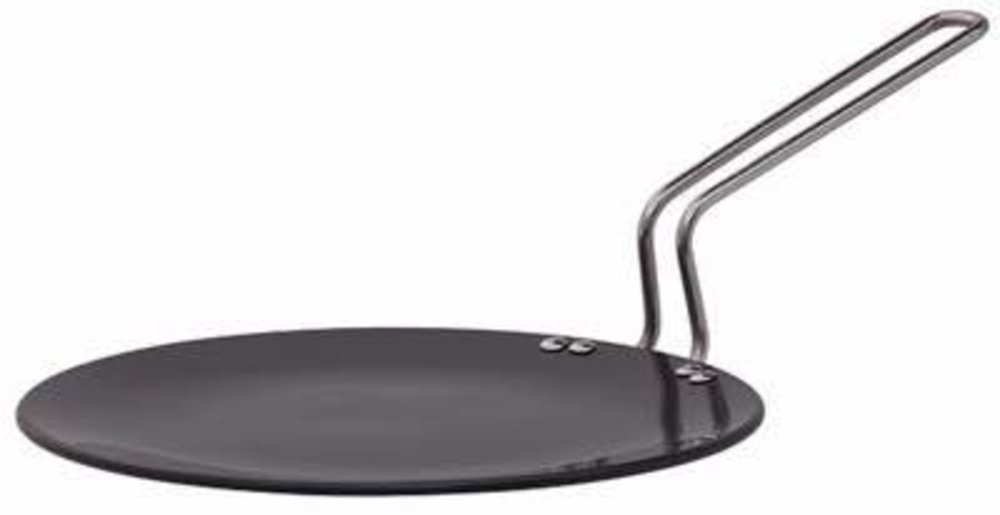 Hawkins Futura Hard Anodised Roti Tava 26cm, 4.88mm Thick Induction Compatible