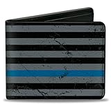 Buckle-Down Men's Standard Bifold Wallet Superman, 4.0' x 3.5'