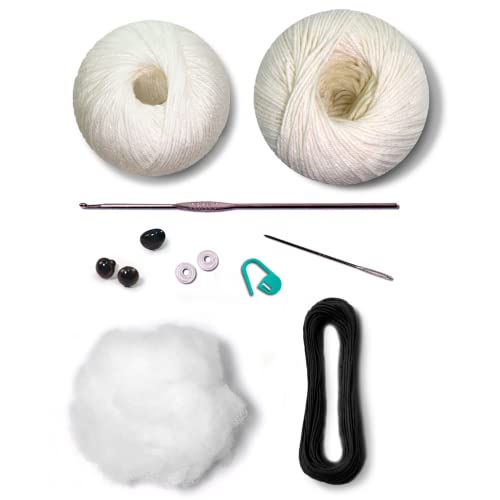 CÍRCULO Kit de crochê Amigurumi – gatos e cães – tudo incluído, instruções fáceis – kit de crochê in