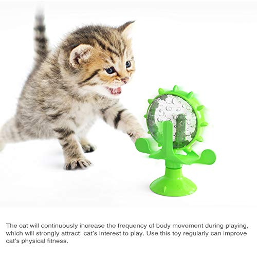 Gyro Bola Brinquedos do gato, Girar Moinho Toy Cat, Formação engraçado Interativo Pet Toy Play Bola