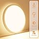 slochi LED Deckenlampe 4 Stück, 23CM 3 Farben Deckenleuchte 3000K/4000K/6500K, 18W Flach Rund BadLampe Decke, Wasserfest Deckenlampen Lampen für Badezimmer Küche Flur Schlafzimmer