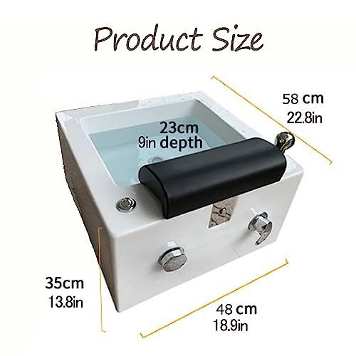 Spa para Pies Acrílico con Temperatura Ajustable 22.8 in miniatura 5