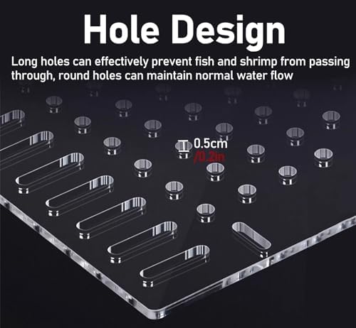 Baby Fish Tank Divider - C Acrylic Separator Board for Optimal Fish Separat, Easy Maintenance, rium Partit for Fry and Adult Fish, Adjustable Size
