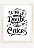 Din A4 Kunstdruck ohne Rahmen - Lustiger Spruch - When in 