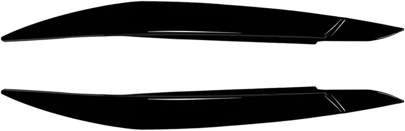 Compatible With BMW X6 E71 2008 2009 2010 2011 2012 2013 2014 Headlight Eyebrow Eyelid Trim Lamp Cover Sticker Car Accessories(Carbon Fiber look)