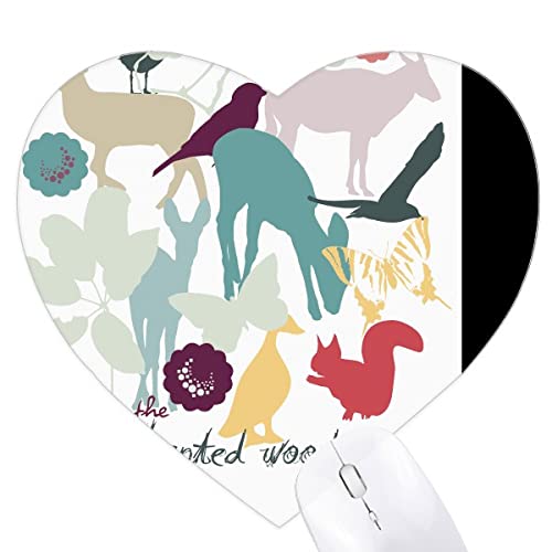Tapis de souris cerf et fleur style premium environnement sauvage