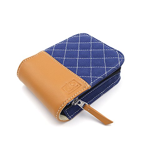 Open Road Goods Surf Wax Holder - Insulated Wax Container to Hold Your Sex Wax, Sticky Bumps, or Palmer's Surf Wax - Fits All Major Brands of Wax (Blue Quilted, Matunas Base- 1 bar)