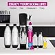 SI SEN Schnelladapter, CO2 Quick Adapter, für CO2 Soda kompatibel mit Duo/Terra/E-Terra/Art/Crystal 3.0/Gaia Sprudelwasserbereiter, Sodastream Adapter TR21-4 Trapezgewinde Zylinder 60L