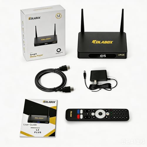 2026 COLABOX L2 Plus with Voice Remote HDMI Cable Power Cord and User Manual Upgraded Alternative to