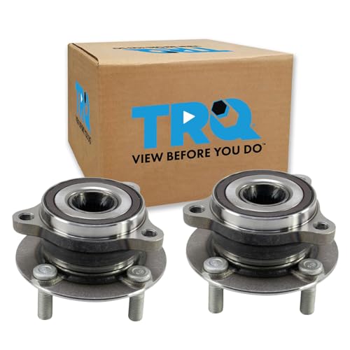 Image of TRQ Front Left and Right Wheel Bearing and Hub Assembly Set 2 Piece Compatible with 2016 Scion iA 2017-2018 Toyota Yaris iA 2019-2020 Yaris