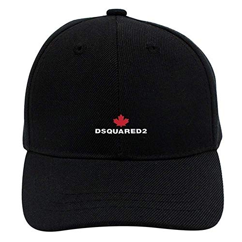 Zahhdasd Dsquared 2 Logo Adjustable Unisex Baseball Cap Casual Hat Black