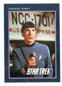 Star Trek card #265 Leonard Nimoy SPOCK