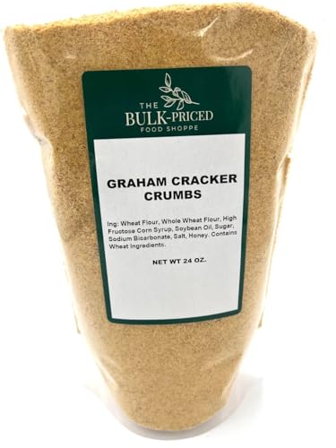 Graham Cracker Crumbs, Bulk Size (1.5 lb. Resealable Zip Lock Stand Up Bag)