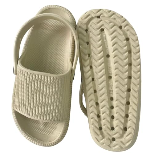 Unisex Children's Sandals Boys Slides Non-Slip Girls' Summer Slipper EVA Cloud Shoes with Backstrap for Swimming Pool Beach Bathroom
