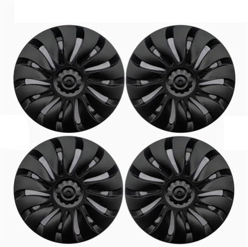 4 enjoliveurs 19 pouces symétriques pour Tesla Model Y 2018-2024 en ABS