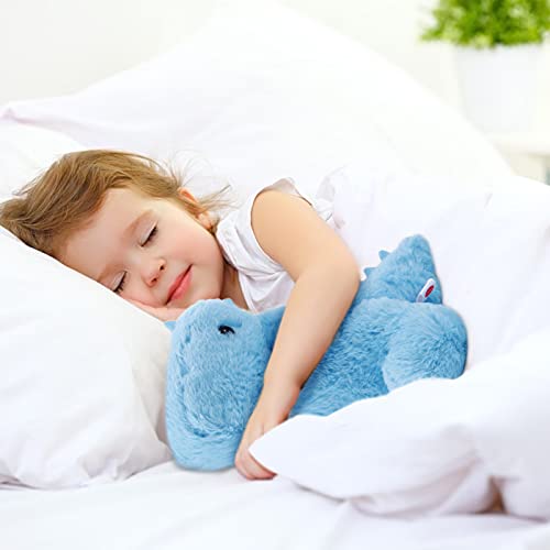 VANLINNY NEW Blue Dinosaur Stuffed Animals for Boys, 9" Soft Stuffed Dinosaur Plush for Baby Shower, Cute T-rex Toy for Toddlers, Girls, Party Deco, Birthday Xmas Gifts - Image 5
