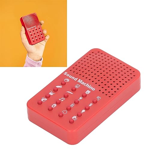 Funny Soundeffekte Maschine, 16 lustige Geräusche, tragbarer Lärmmacher, Witziger Soundeffektmaschinen 16 Lustige für Spiele, Spaß, Partys, Kunststoff, weiß