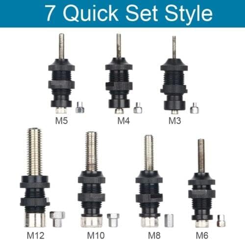 M3-M12 Pneumatic Air Rivet Nut Gun Automatic Insert Threaded Pull Setter Riveter