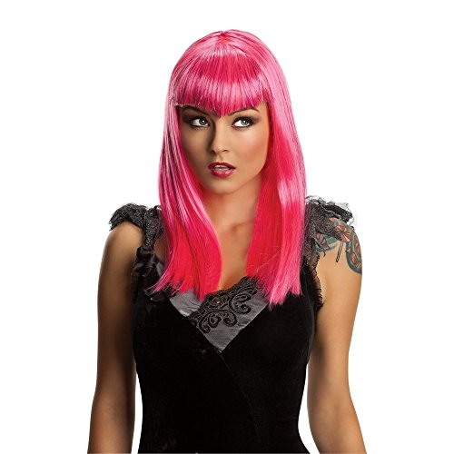 Rubie's Adult Glitter Vamp Wig, Pink, One Size