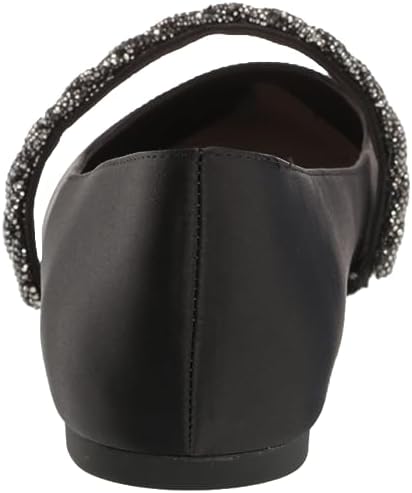 Jewel Badgley Mischka Vana Pointed Flats with Embellished Straps Black | Image 2