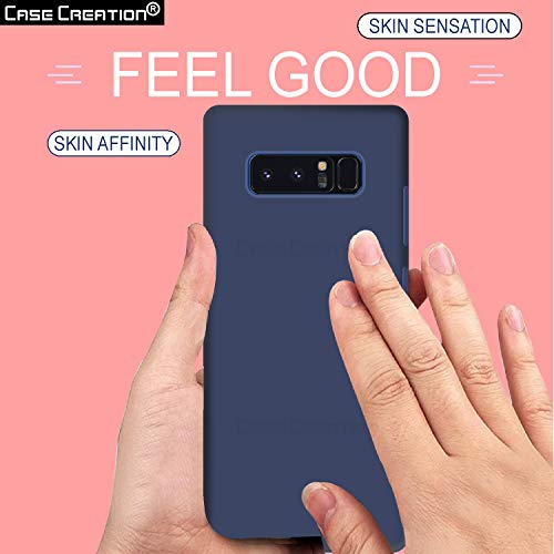 Image of Case Creation Luxurious OG Series for Samsung Galaxy C9 Pro Case Cover,Anti-Dirty Slim Case Frosted Matte Cute Candy TPU Raised Bezel (Splash of Color) Back Cover for Samsung C9 Pro -Navy Blue