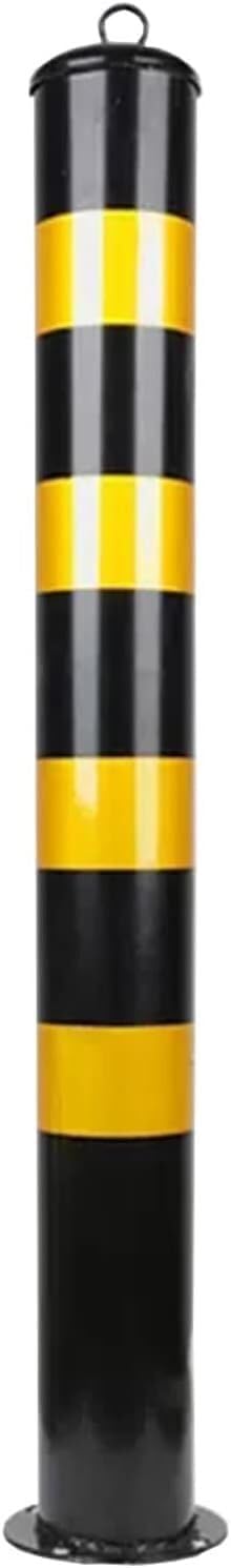 Aioneer Traffic Cone Safety Barrier Delineator Post Cone Security Posts Metal Security Post Bollard Parking Barriers With Reflective Tape 114Mm Wide Parking Barrier Concret Traff-100cm
