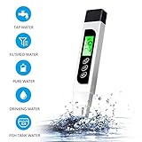 Aplicación amplia: Pruebas de agua del grifo, agua filtrada, agua destilada, agua embotellada, agua de pozo y agua refrigerada. Ampliamente para todas las pruebas de calidad del agua, aplicaciones de purificación de agua, acuicultura, hidropónico, piscina y spa, plata coloidal, tratamiento del agua y más.