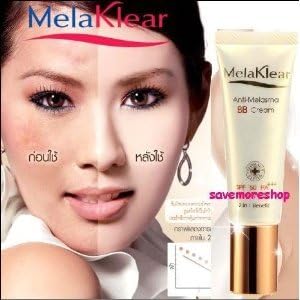 Melaklear Anti-Melasma BB Cream Fade & Conceal Blemish Freckle Dark Spot SPF 50 PA + + + 10 G. X 4 Tubes