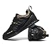 Osterland Weightlifting Shoes Squat Shoes for Men Women: Suitable for Heavy Weight Lifting, High-Performance Footwear, Gym Powerlifting, Deadlifting, Weight Training Black/Gold