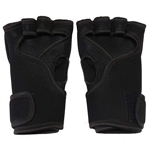 Par Luva Gel Punch Unissex - G - Preta