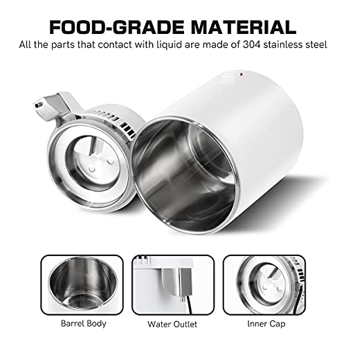 Distiller d'eau 2L en acier inoxydable 304 robuste avec arrêt automatique