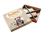 CONTENTS - 2x14 cards Marbushka Memory-Spiel [Tieren] - Gesellschaftsspiel für Kinder und Familien 2-4 spielers ab 3 Jahren [Animal Portraits] - ökologisch, nachaltig und fair-Trade - Tierporträts