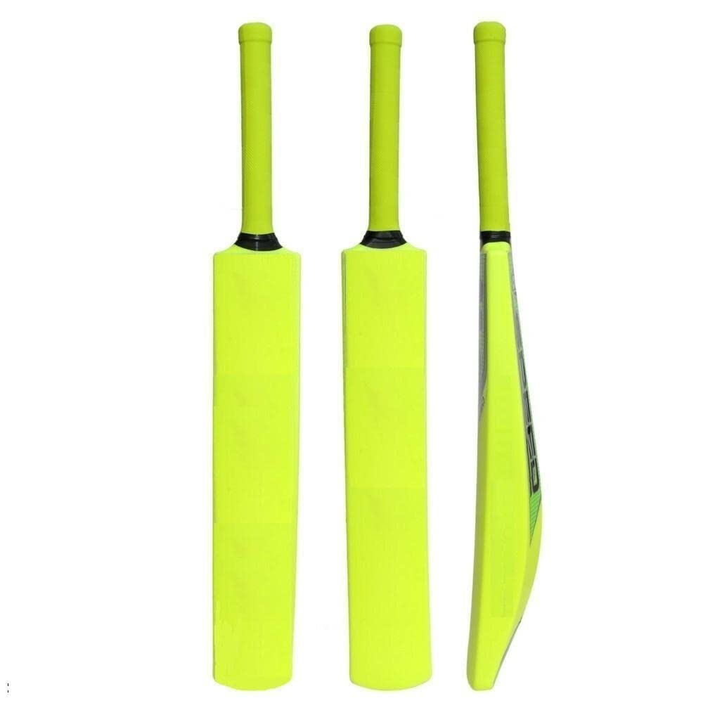 NFELIA Green Neon Dynamic Power Hard Plastic Cricket Bat for Tennis